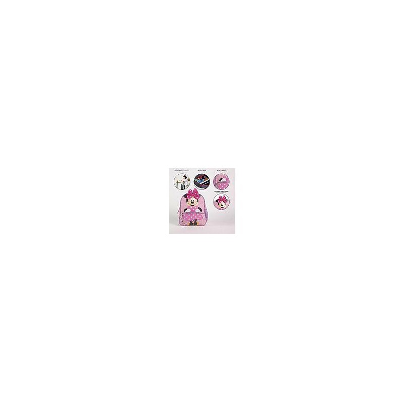 Mochila infantil escolar minnie