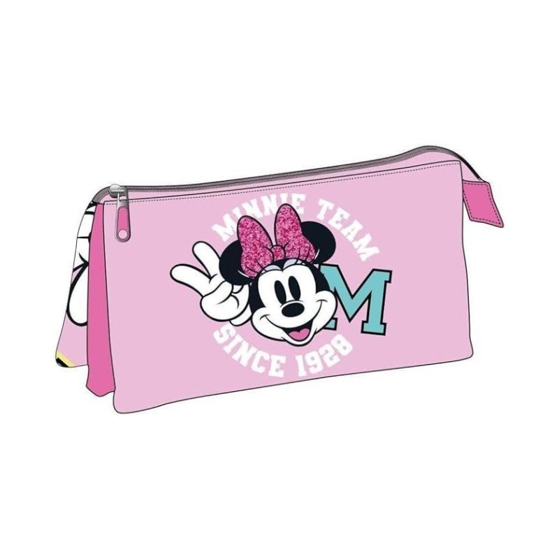 Estuche Portatodo 3Compartimentos Minnie