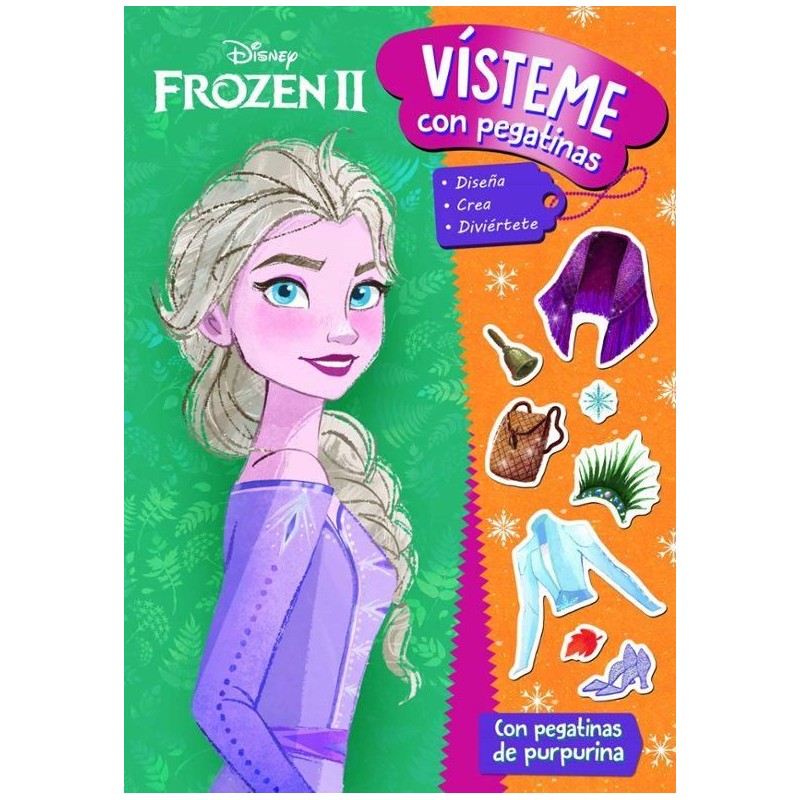FROZEN 2. VÍSTEME CON PEGATINAS