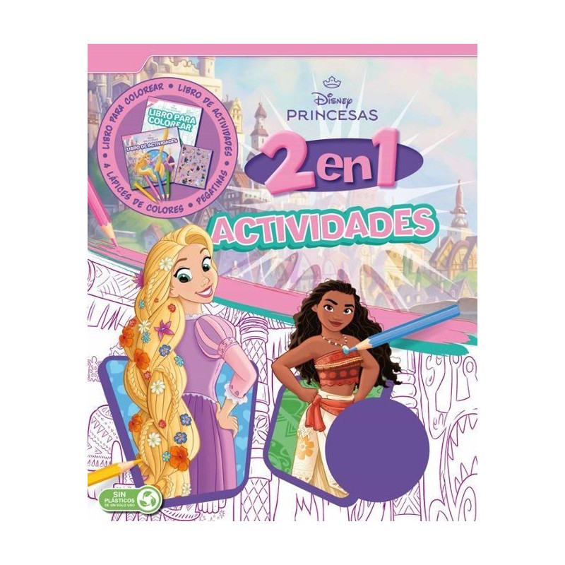 PRINCESAS. ACTIVIDADES 2 EN 1