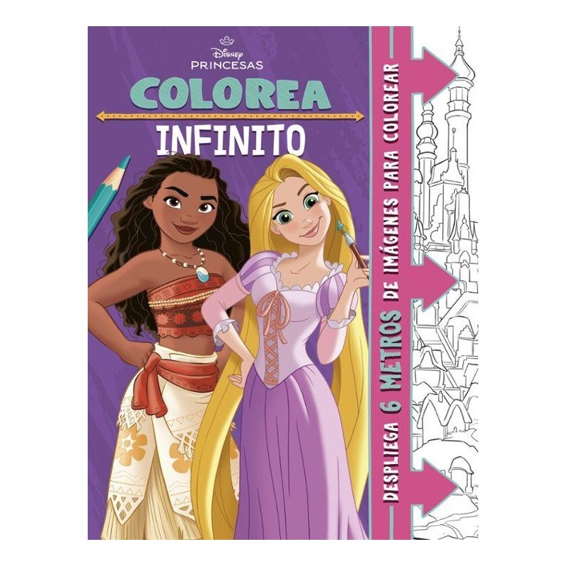 PRINCESAS. COLOREA INFINITO