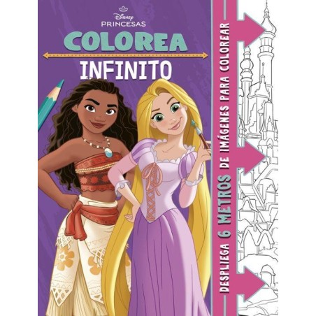 PRINCESAS. COLOREA INFINITO