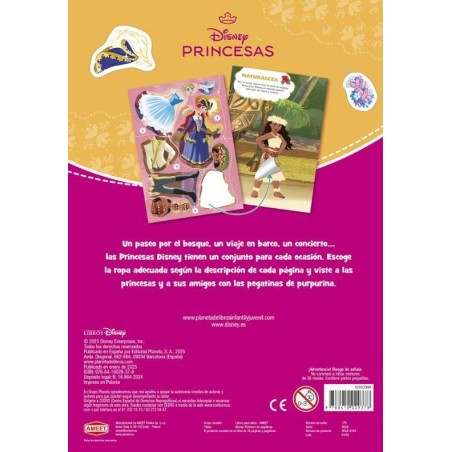 PRINCESAS. VÍSTEME CON PEGATINAS 3