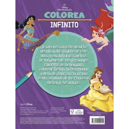 PRINCESAS. COLOREA INFINITO