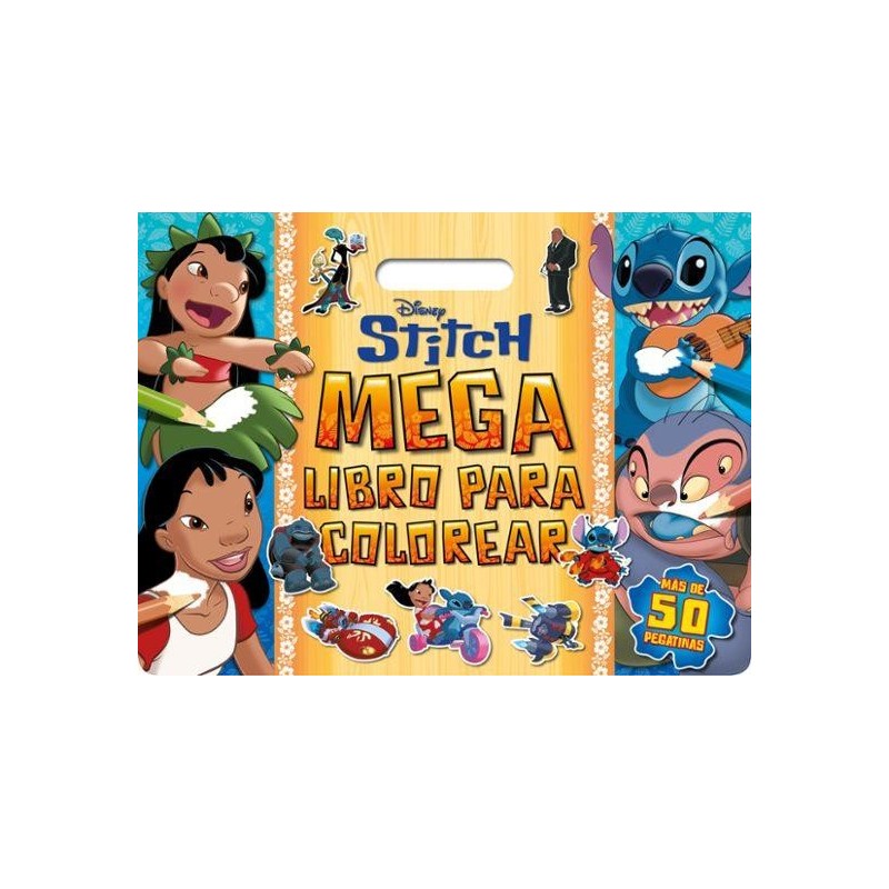 STITCH. MEGALIBRO PARA COLOREAR