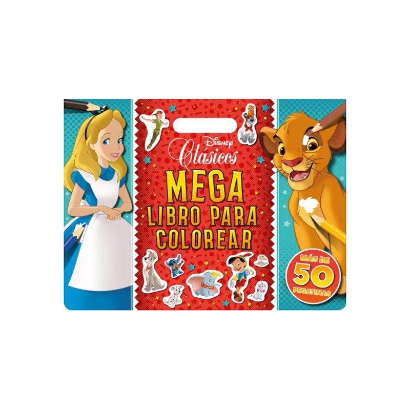 CLÁSICOS DISNEY. MEGALIBRO PARA COLOREAR
