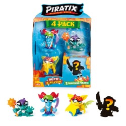 Piratix Wild Kingdom Pack 4 Figuras, Var