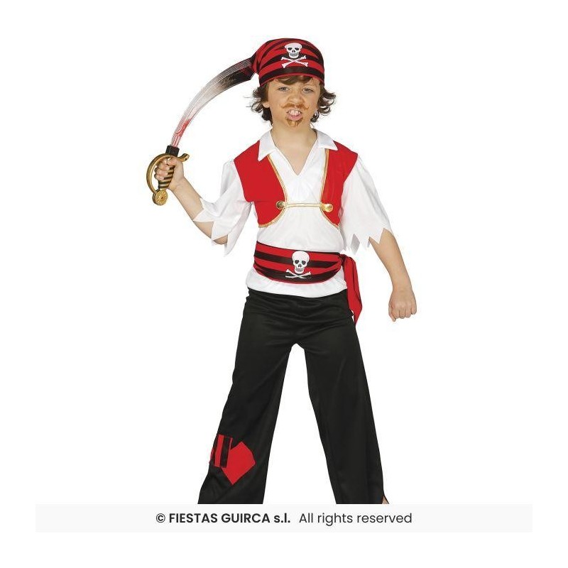 Disfraz pirata 3-4 años niño