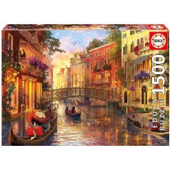 Puzzle 1500 atardecer en venecia
