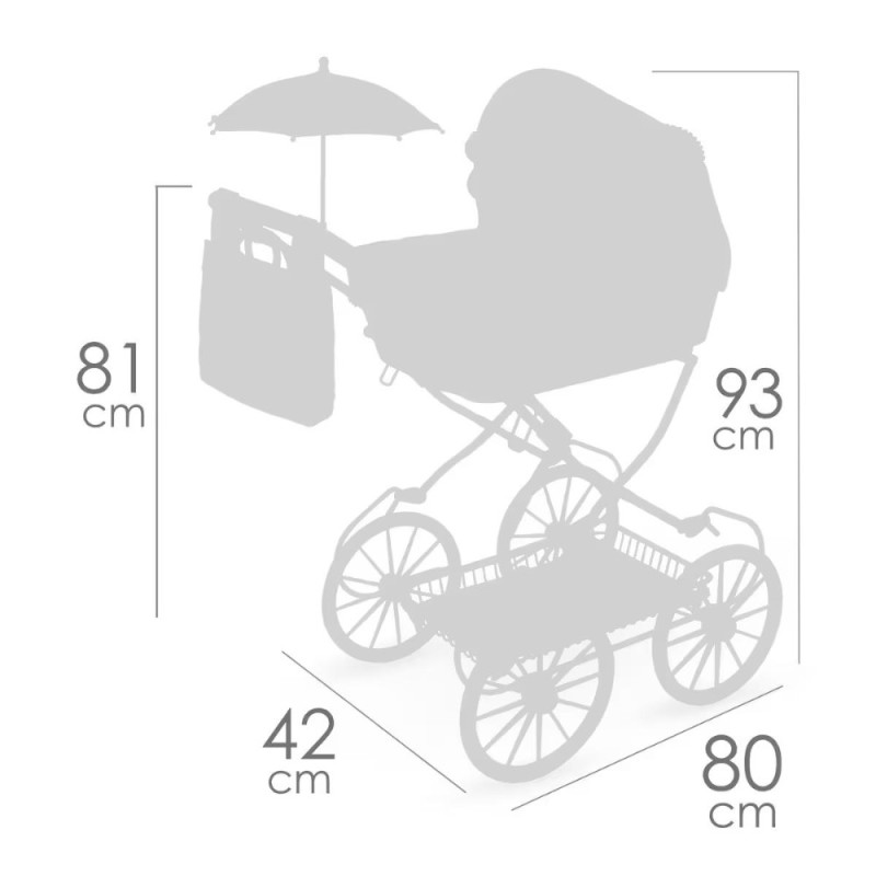Carro de Muñecas Sophie Plegable con Som