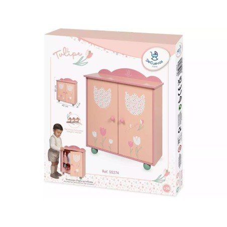 Armario de Madera para Muñecas Tulipe co