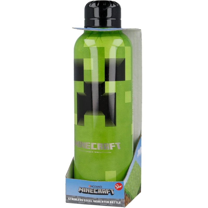 Minecraft Botella Termo Acero Inoxidable