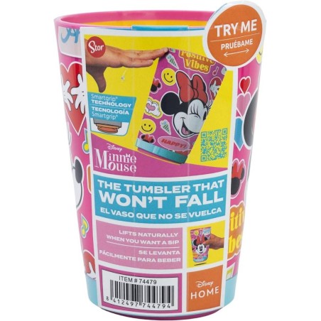 Vaso Antivuelco PP 470ml Minnie