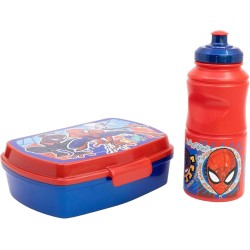 Set Sandwichera y Botella Spiderman 2