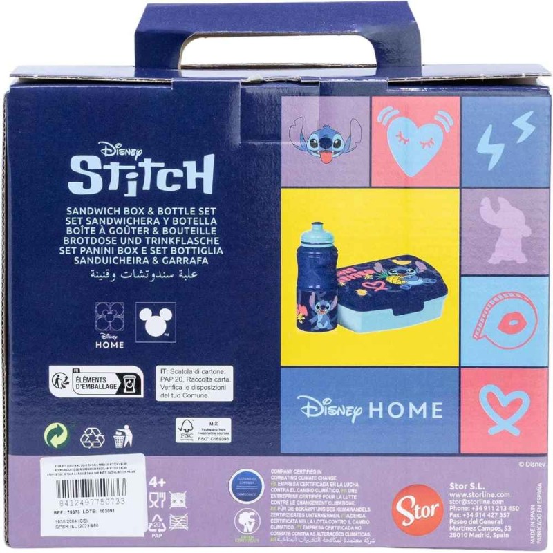 Set Sandwichera y Botella Stitch