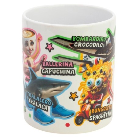 Taza Ceramica Italian Brainrot 325ml