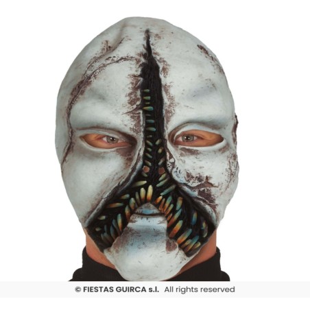 MASCARA MONSTRUO CON DIENTES, LATEX