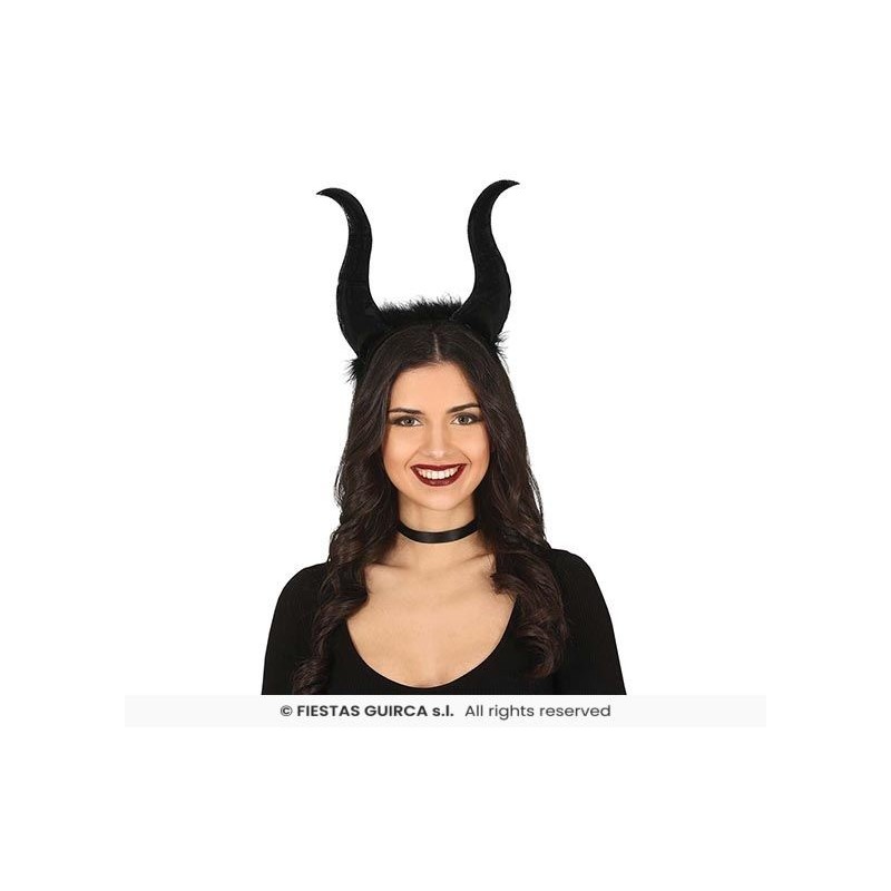 DIADEMA DEMONIO NEGRA