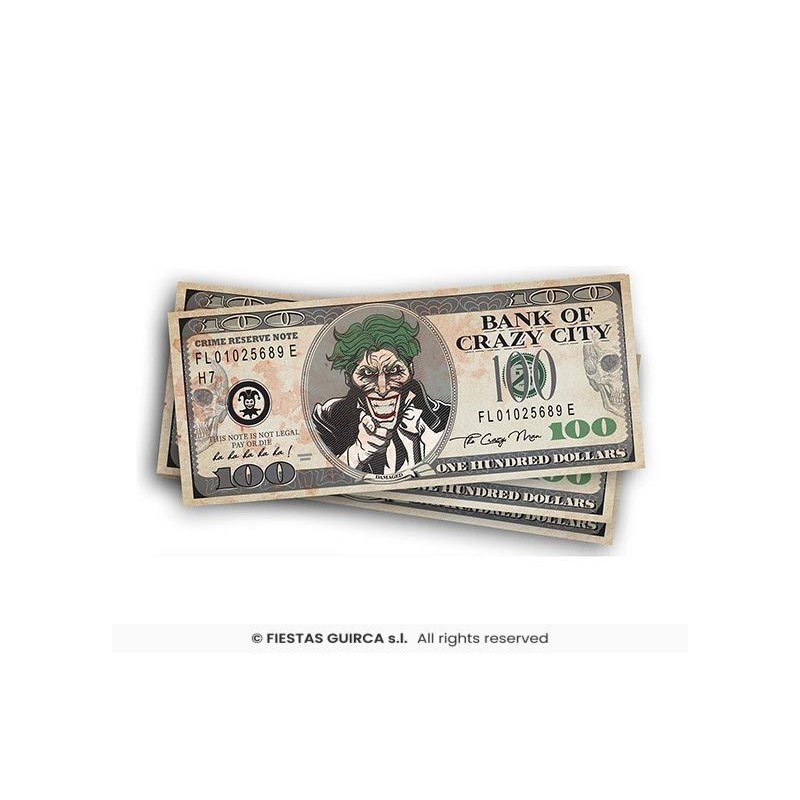75 BILLETES  MR SMILE 6X15 CMS