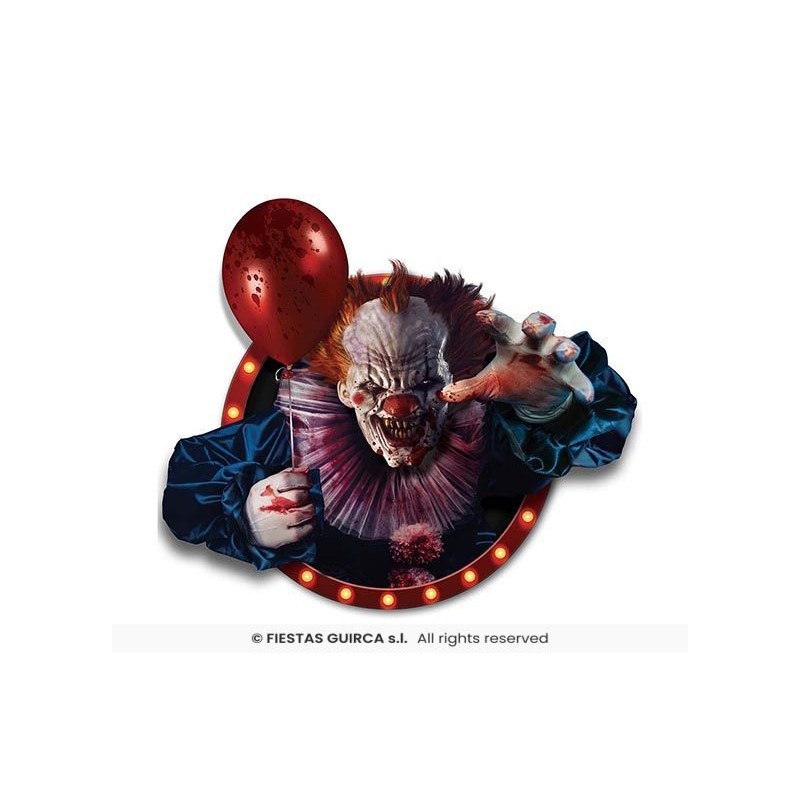 DECO. ADHESIVO PAYASO PARED 70X80 CMS