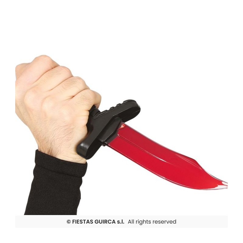 CUCHILLO CON SANGRE 25 CMS