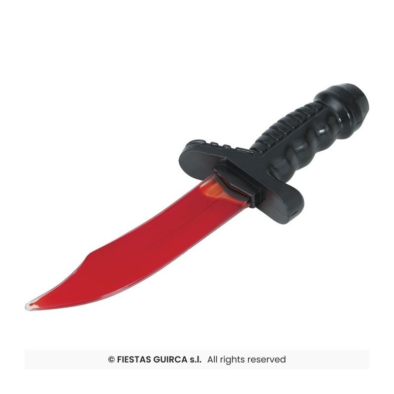 CUCHILLO CON SANGRE 25 CMS