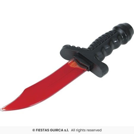CUCHILLO CON SANGRE 25 CMS