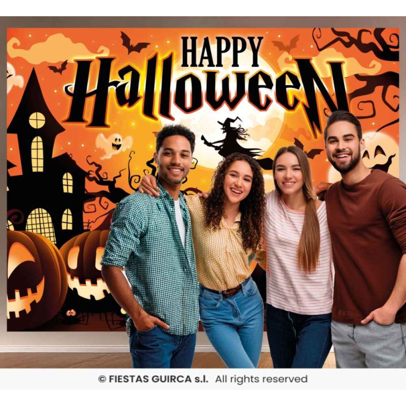 PHOTOCALL PARTY HAPPY HALLOWEEN TELA 220