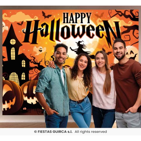 PHOTOCALL PARTY HAPPY HALLOWEEN TELA 220