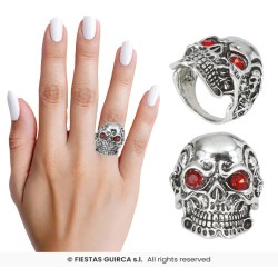 ANILLO CALAVERA METAL