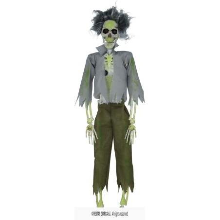 COLGANTE ESQUELETO ZOMBIE 45 CMS