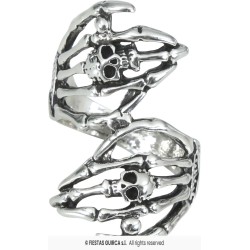 ANILLO MANOS ESQUELETO METAL 2