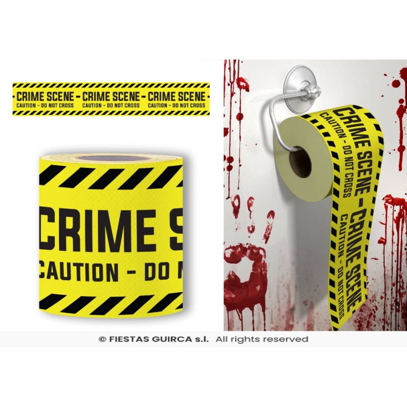 ROLLO WC ""CRIME SCENE"" PAPEL 2 CAPAS 3