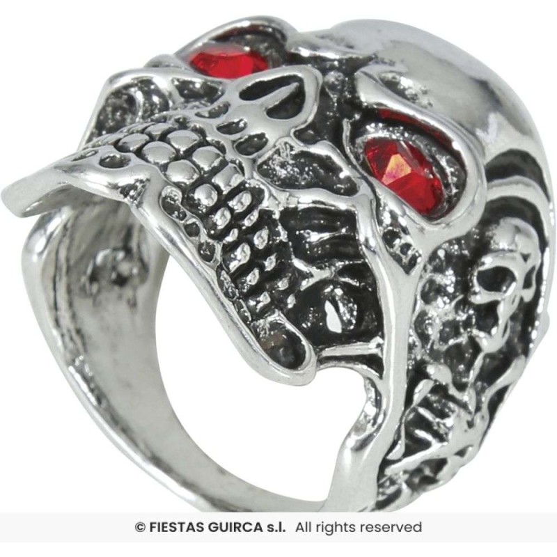 ANILLO CALAVERA METAL