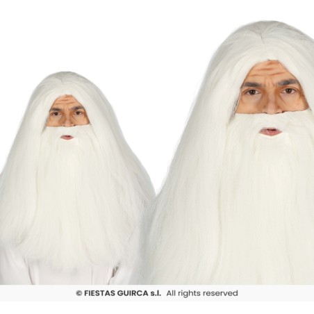 PELUCA Y BARBA EN CAJA