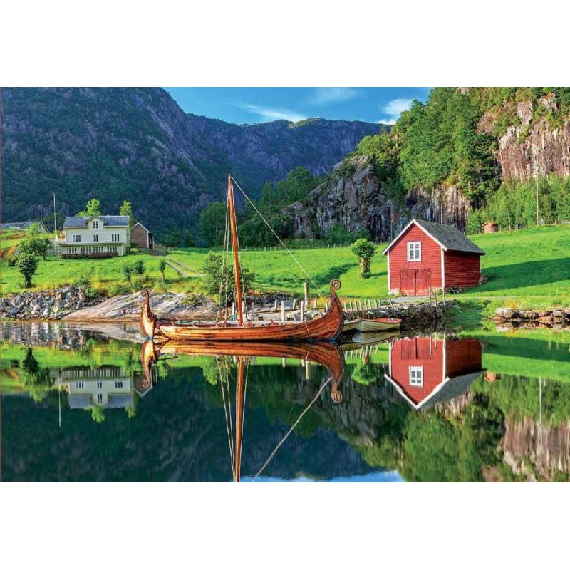 PUZZLE 1500 PIEZAS BARCO VIKINGO