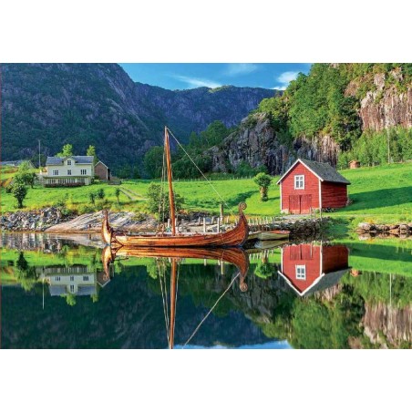 PUZZLE 1500 PIEZAS BARCO VIKINGO