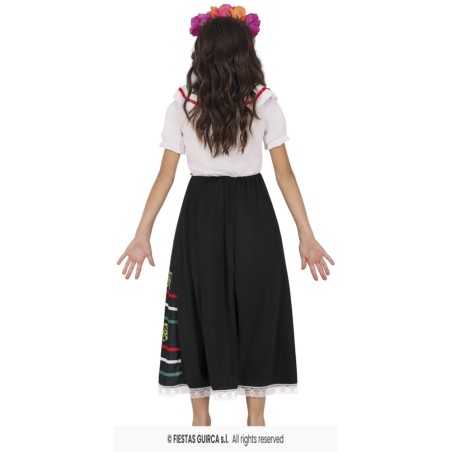 DISFRAZ CALAVERA CATRINA 5-6  AÑOS