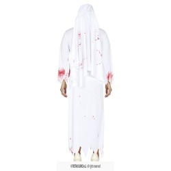 DISFRAZ MONJA BLANCA SANGRIENTA (M) 2