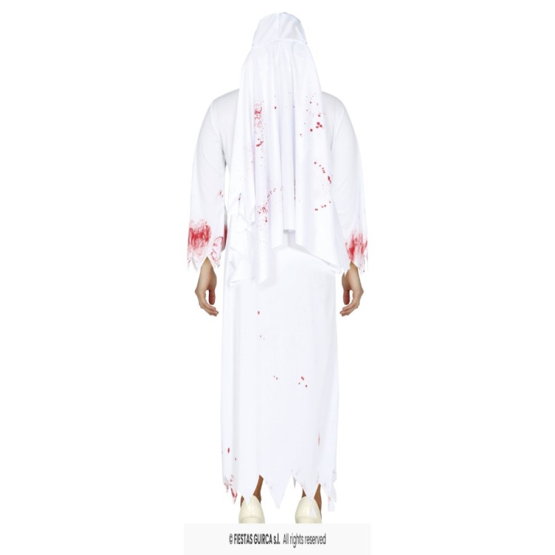 DISFRAZ MONJA BLANCA SANGRIENTA (M)