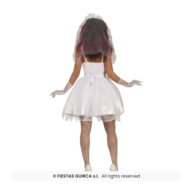 DISFRAZ NOVIA SANGRIENTA (L)