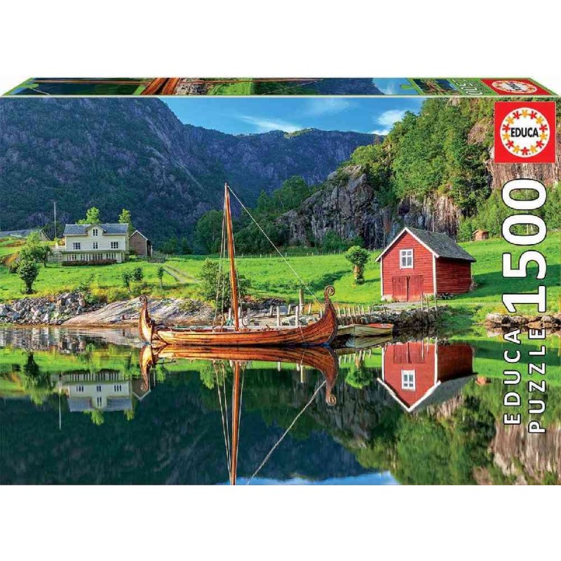 PUZZLE 1500 PIEZAS BARCO VIKINGO