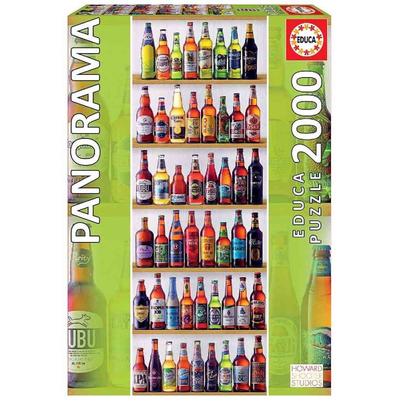 PUZZLE 2000 PZ CERVEZAS DEL MUNDO PANORA