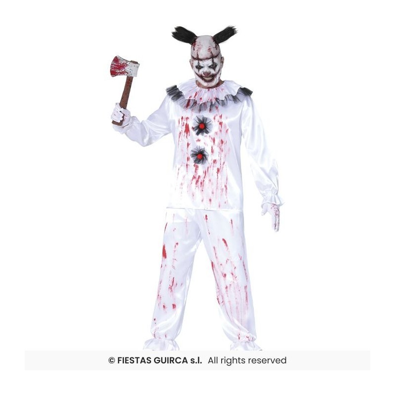 DISFRAZ PAYASO ASESINO GHOST CLOWN (L)