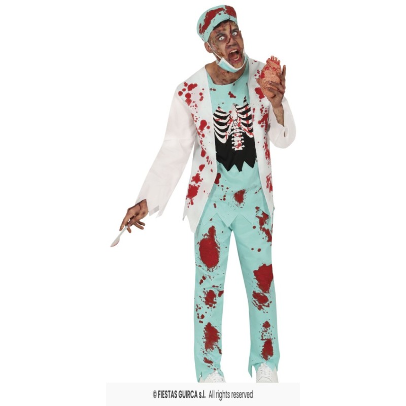 DISFRAZ ENFERMERO SURGEON ZOMBIE (M)