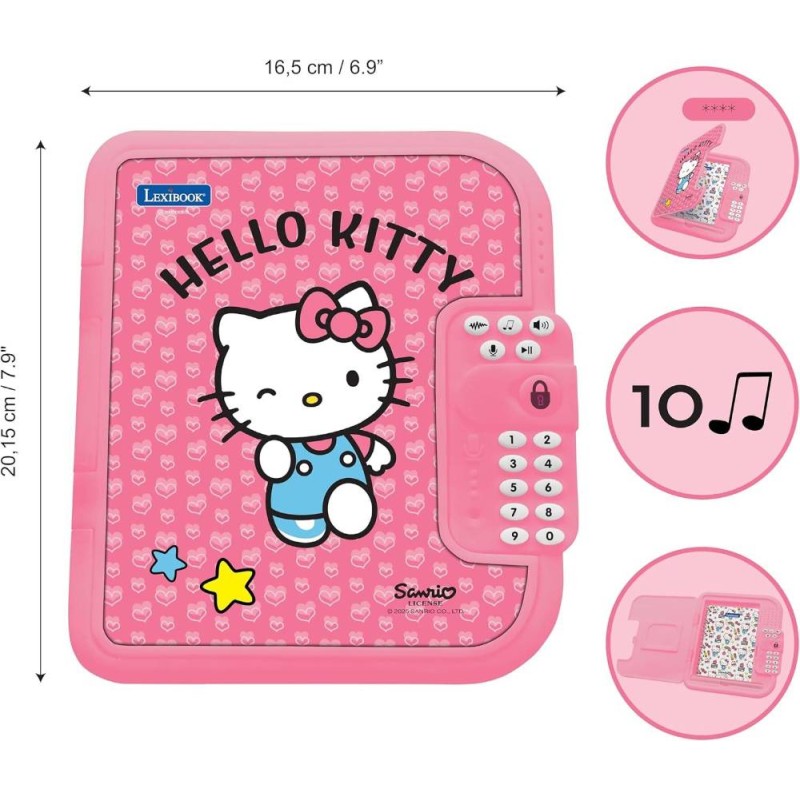 Diario secreto electr. hello kitty