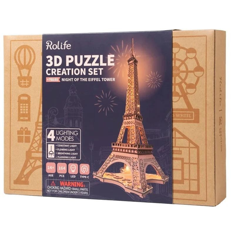 Rolife Torre Eiffel Maqueta de Madera
