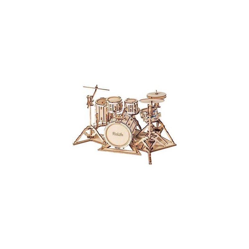 Puzzle 3D de madera Robotime Batería Rol