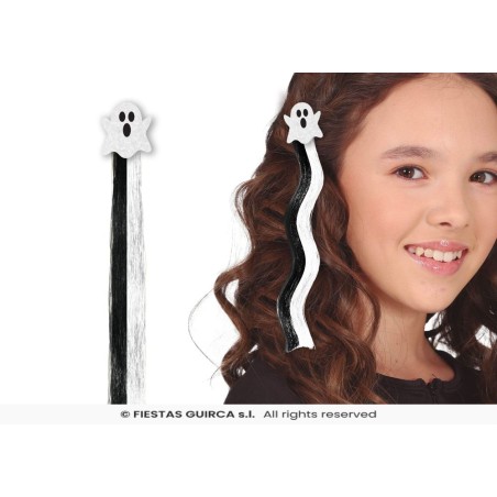 Mechon fantasma blanco y negro 40 cm
