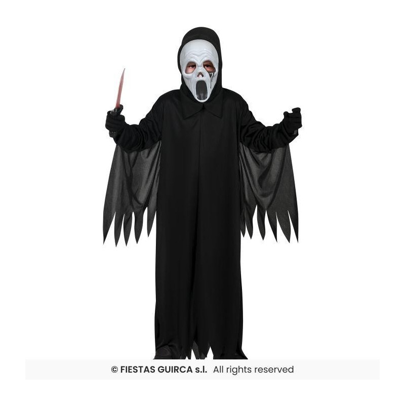 Disfraz fantasma scream asassin 5-6 años